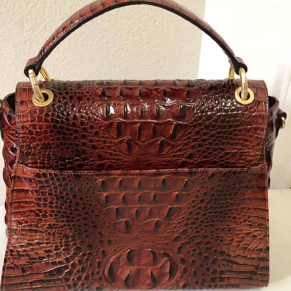 BRAHMIN BRINLEY SATCHEL PURSE - Picture 2 of 8